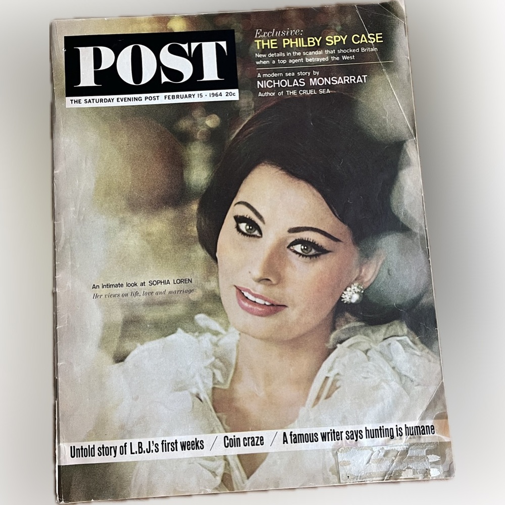 🎈4/$20 - Vintage “The Saturday Evening Post.” February 15, 1964.